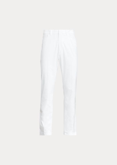 Pantalones Ralph Lauren Hombre Blancos - Slim Fit Stretch - QIAKP6724